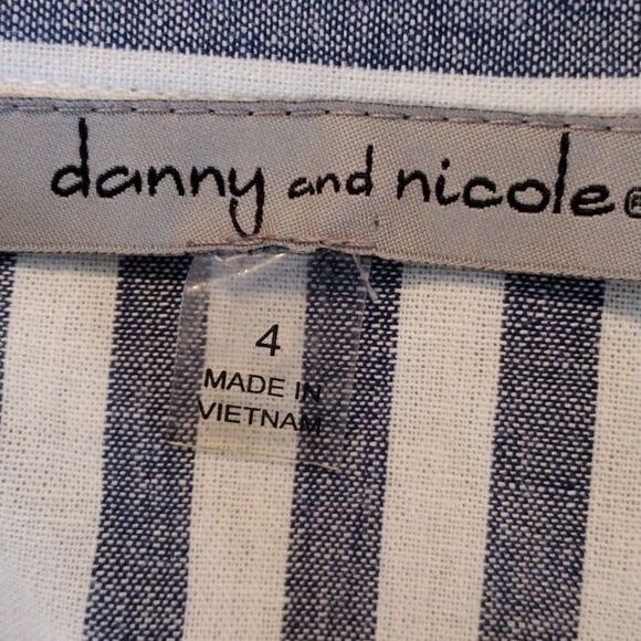 Danny and Nicole Pin Striped Dress - Picture 9 of 12